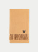 Unisex Cashmere Oversized Woven Scarf Almond - Gobi Cashmere