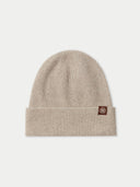 Unisex Organic Cashmere Rib Knit Beanie Warm Grey | GOBI Cashmere