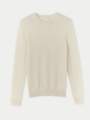 Cashmere € 99 Hat & Sweater Set Off White  detail view on white background
