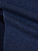 Cashmere Reversible Scarf Navy Blazer detail view on white background