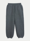 Women's Cashmere Sweatpants Plum Kitten detail view on white background