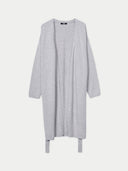 Women's Long Maternity Cashmere Robe Dawn Blue - Gobi Cashmere
